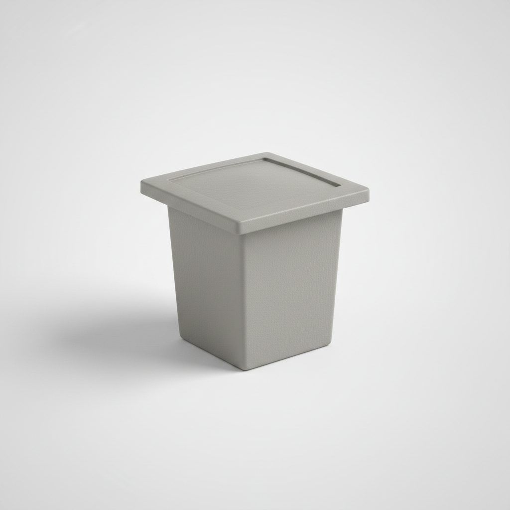 Colorbond Components 50 × 50mm Square Flat Plastic Cap — Brisbane colorbond fencing supply