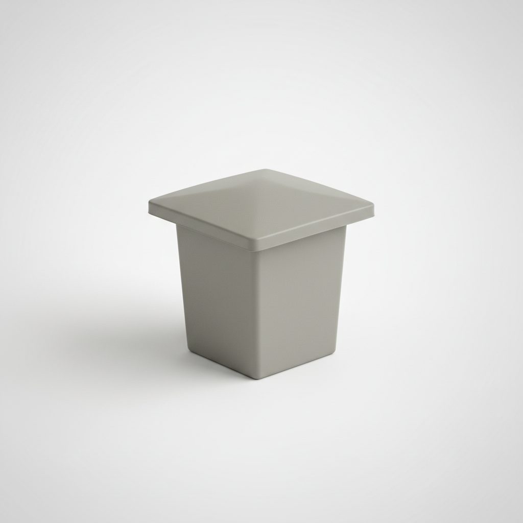 Colorbond Components 50 × 50mm Square Profile Plastic Cap — Brisbane colorbond fencing supply