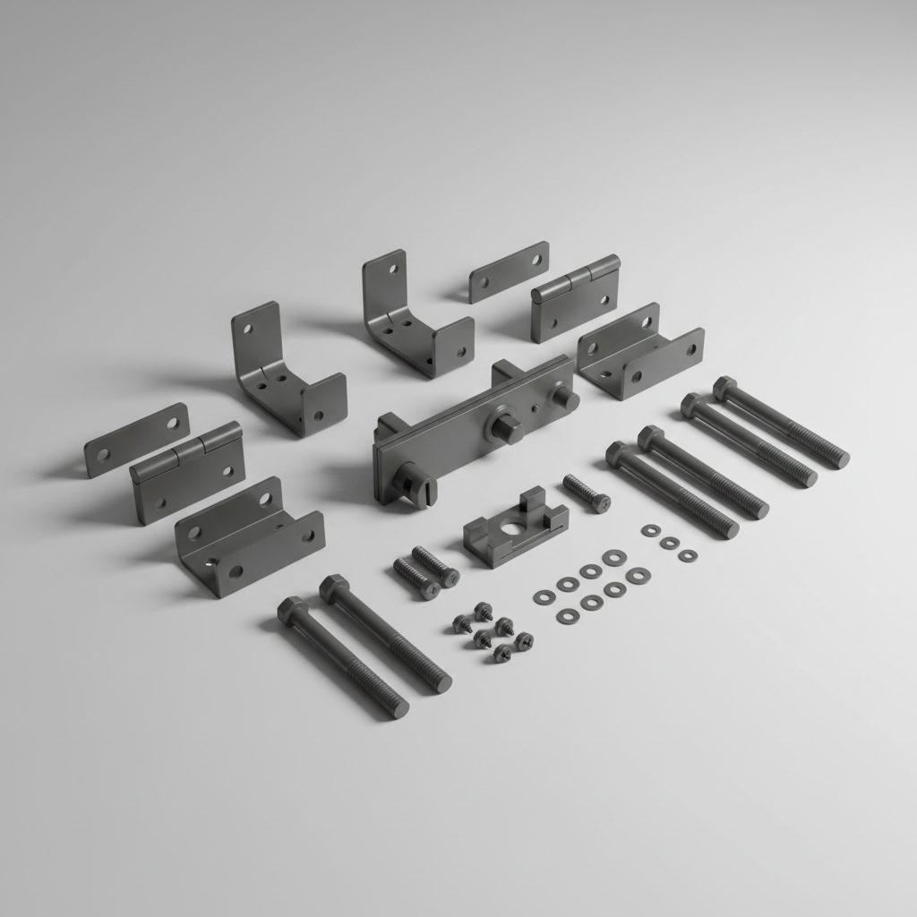 Colorbond Components Double Gate Kit — Brisbane colorbond fencing supply