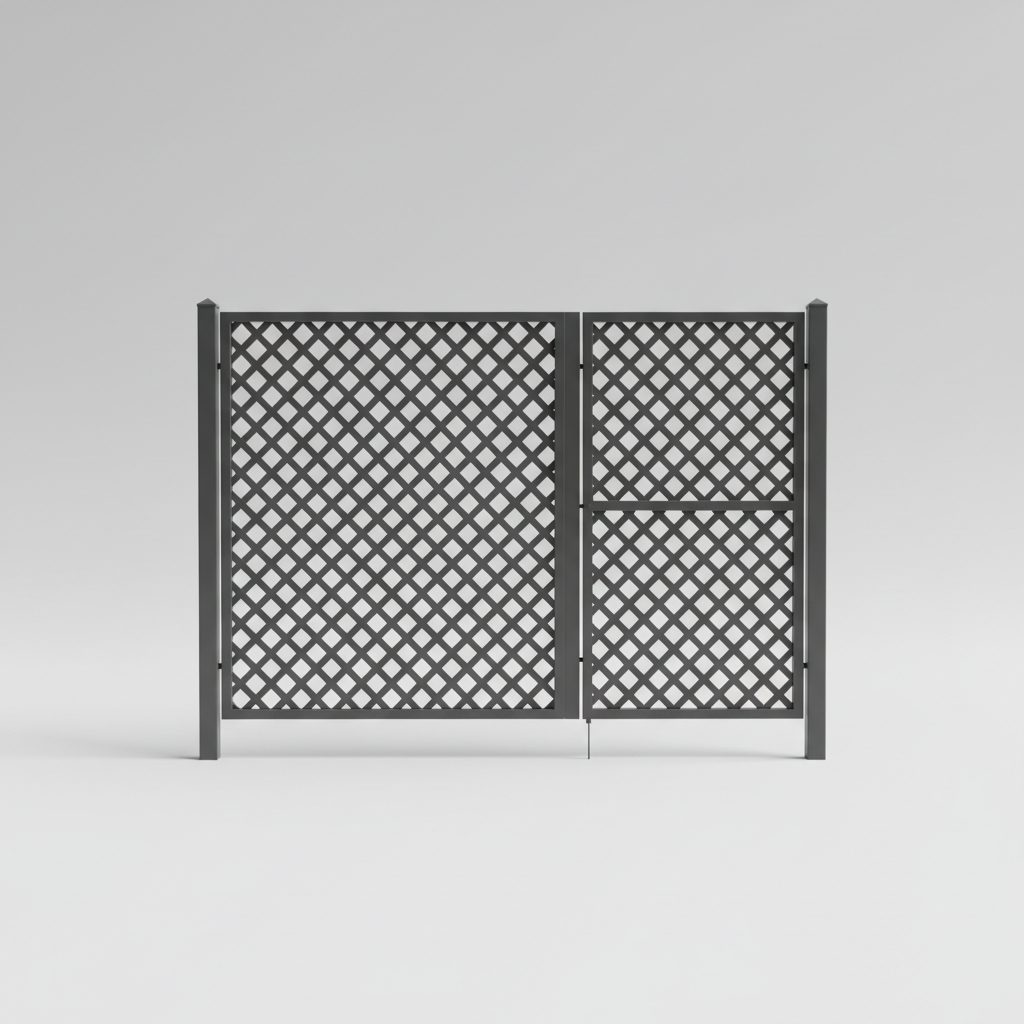 Lattice Colorbond Fencing 930 × 1500mm — Brisbane colorbond fencing supply