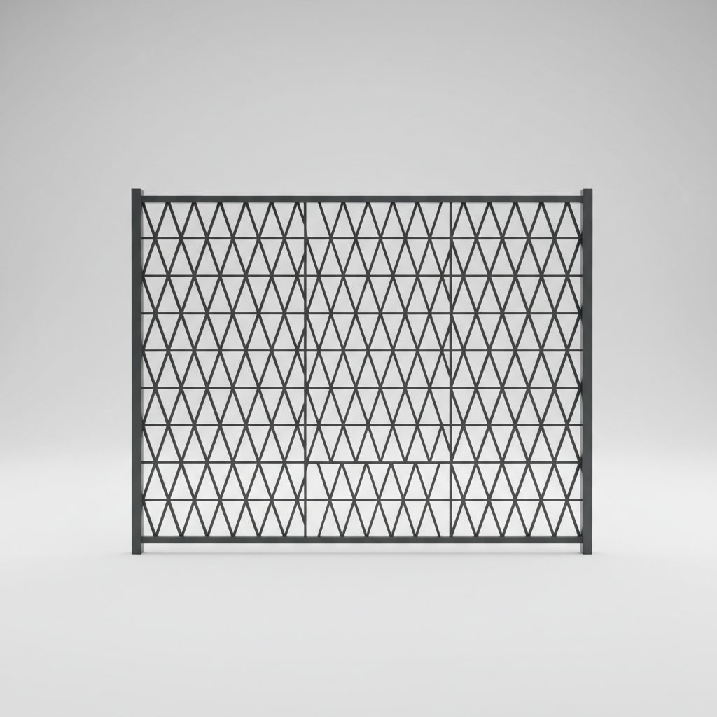Lattice Colorbond Fencing 2400 × 2100mm — Brisbane colorbond fencing supply