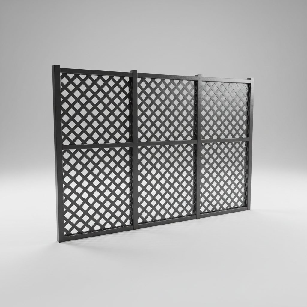 Lattice Colorbond Fencing 3180 × 1500mm — Brisbane colorbond fencing supply