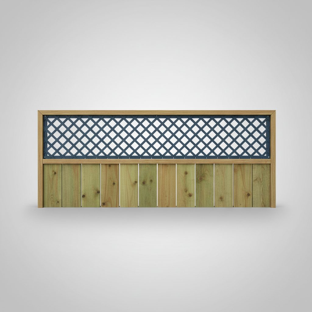 Lattice Colorbond Fencing 45 × 200 × 2400mm — Brisbane colorbond fencing supply