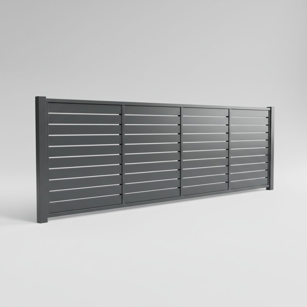 Slat FX Colorbond Fencing 2400mm — Brisbane colorbond fencing supply