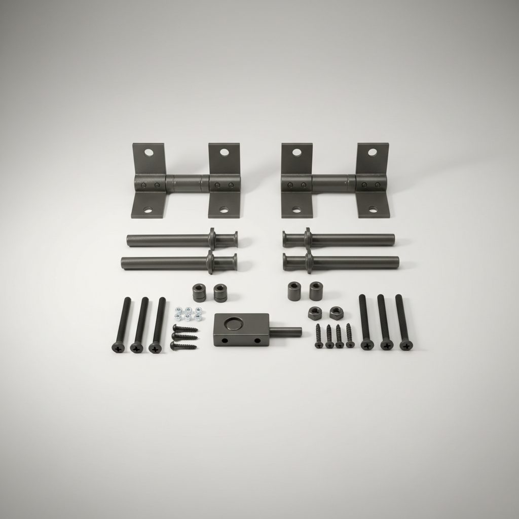 Slat FX Colorbond Fencing Double Gate Kit — Brisbane colorbond fencing supply