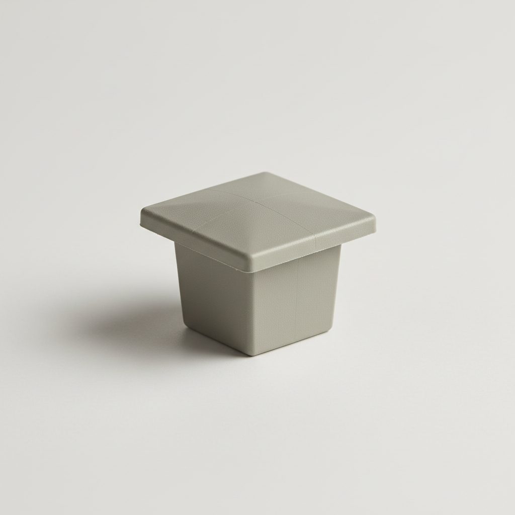 Standard Colorbond Fencing 50 × 50mm Square Profile Plastic Cap — Brisbane colorbond fencing supply