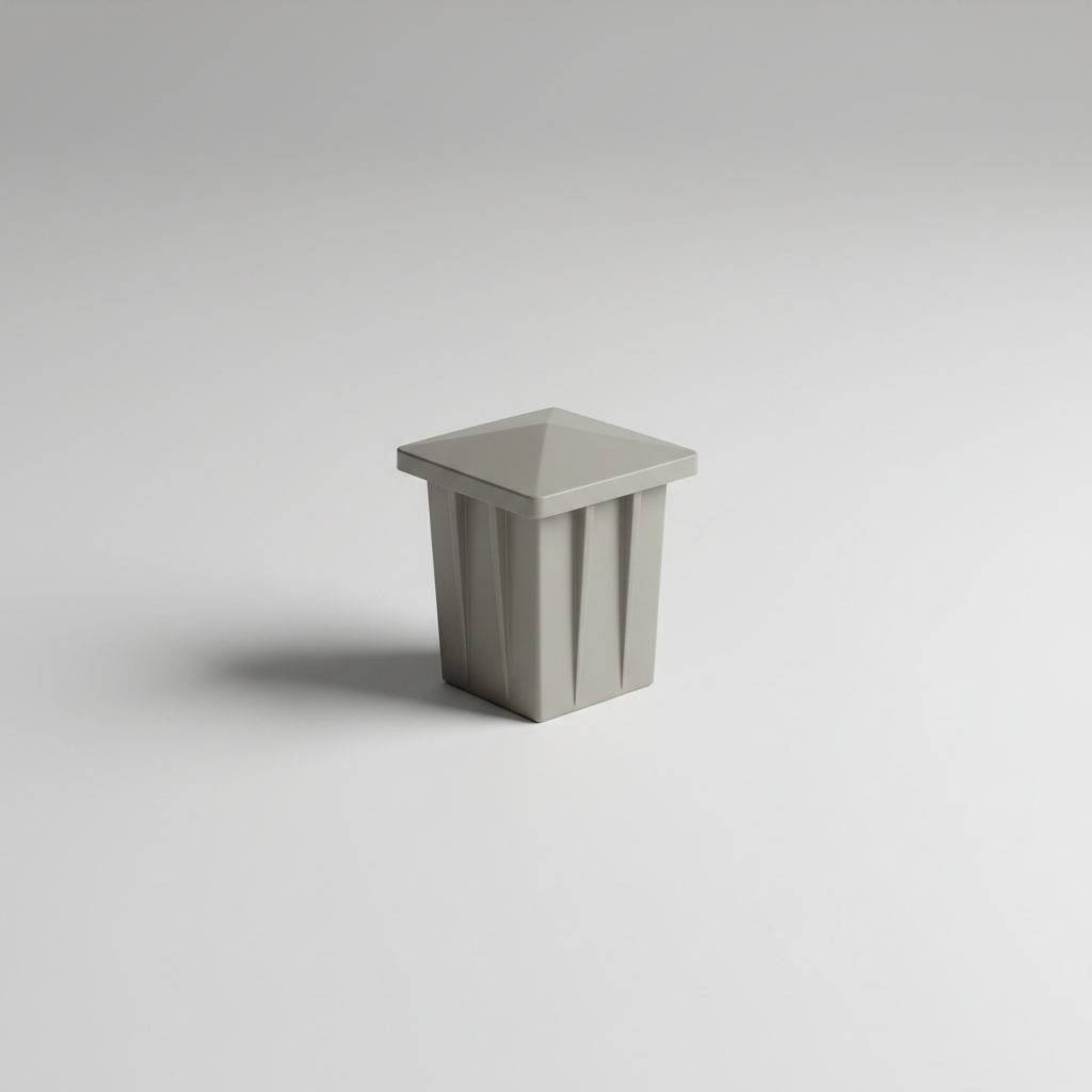 Standard Colorbond Fencing 65 × 65mm Square Profile Plastic Cap — Brisbane colorbond fencing supply