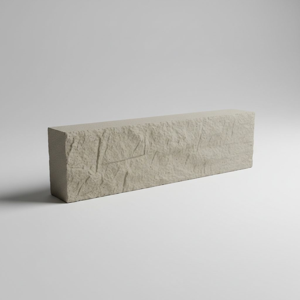Concrete Sleeper — Block Face Finish 2400 × 200 × 80mm Block Face — Natural — Brisbane concrete sleepers supply