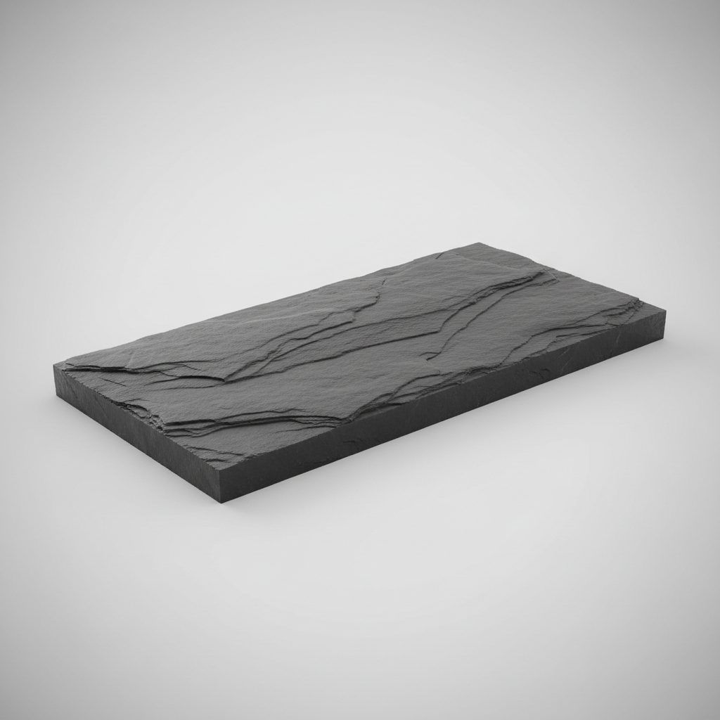 Concrete Sleeper — Slate Stone Finish 2400 × 200 × 80mm Slate Stone — Charcoal — Brisbane concrete sleepers supply