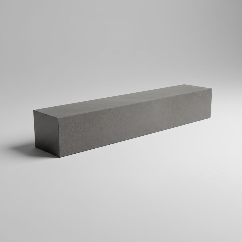 Concrete Sleeper — Smooth Charcoal 2400 × 200 × 80mm Smooth — Brisbane concrete sleepers supply