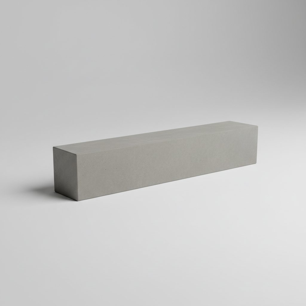 Concrete Sleeper — Smooth Grey Finish 2000 × 200 × 80mm Smooth — Brisbane concrete sleepers supply