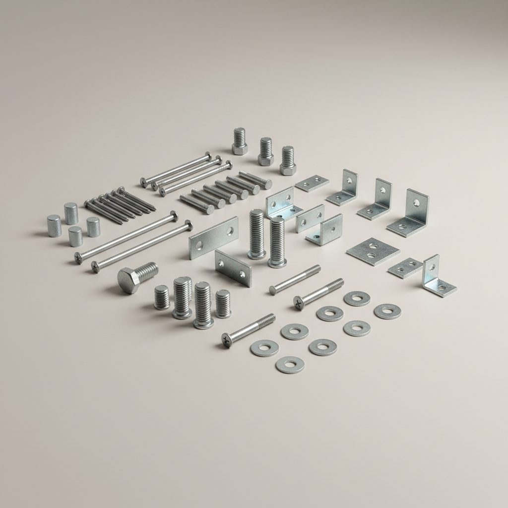 Timber Fencing Accessories N/A — accessory range Galvanised — Brisbane timber fencing supply
